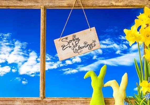 Spring cleaning sign